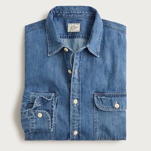 *SOLD* J.Crew Mid-Weight Denim Workshirt